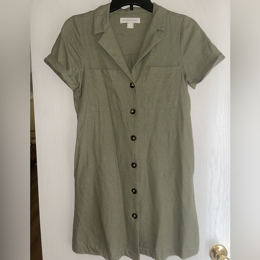Button Down Linen Dress